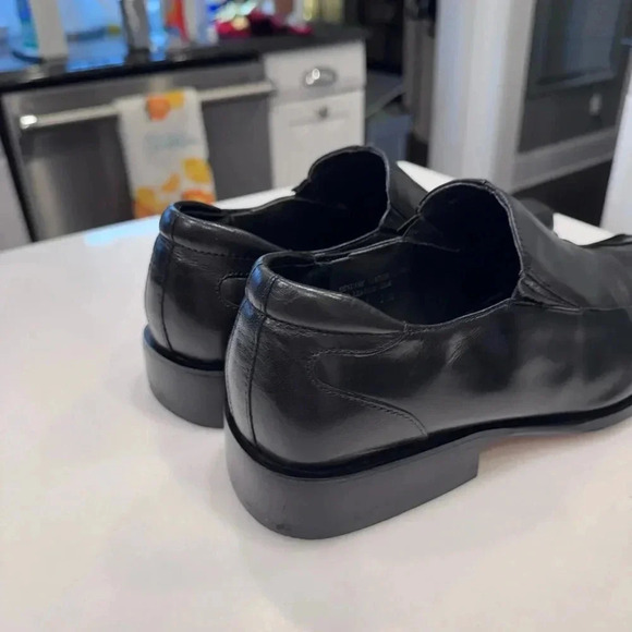 Giorgio Brutini Private Collection Black Leather Slip On Loafers 11 M ITALY main image 4